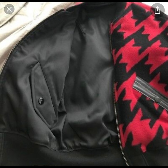 Women’s COACH 1941 Collection Reversible Bomber Jacket Black / Red - Size XS - Picture 6 of 11